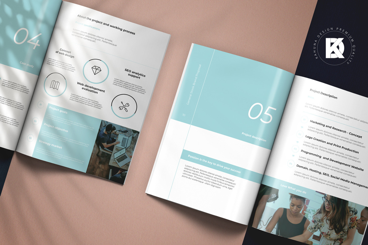 Brand Proposal, a Stationery Template by Kahuna Design (Photo 5 of 10)