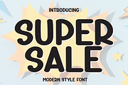 Super Sale | Script Font, a Script Font by Scratchones (Thumbnail 1 of 8)