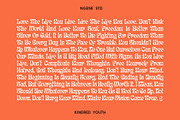 Kindred Youth, a Font by ngene (Thumbnail 8 of 10)