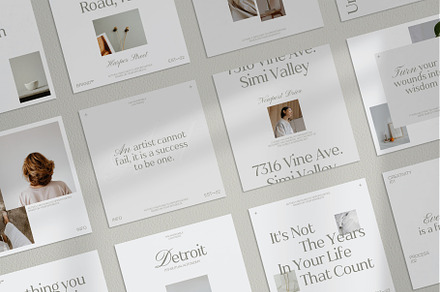Creme Canva Social Templates, a Social Media Template by at.studio