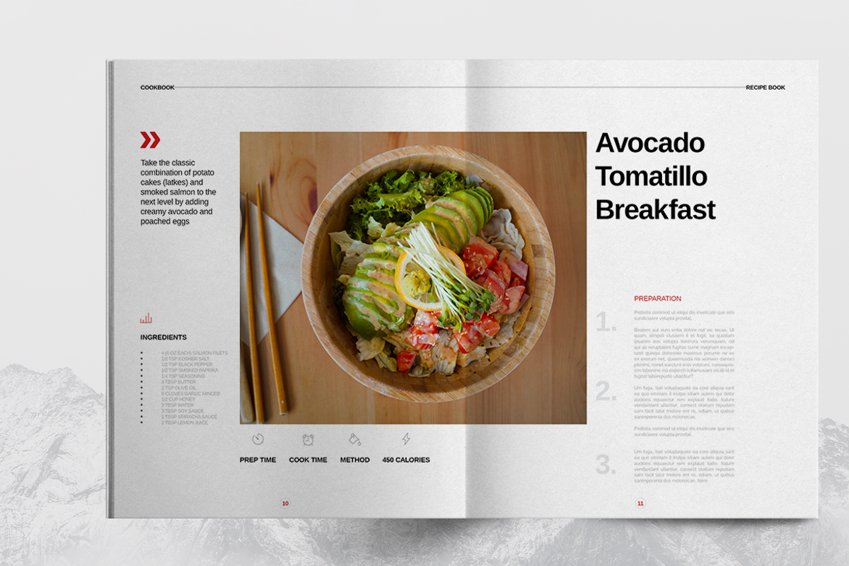 Your Own Cookbook & Recipe Book, a Brochure Template by Boris Cupac (Photo 6 of 13)