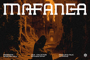 Mafanea - Slab Serif Display Font, a Serif Font by MooneseyeType (Thumbnail 1 of 7)
