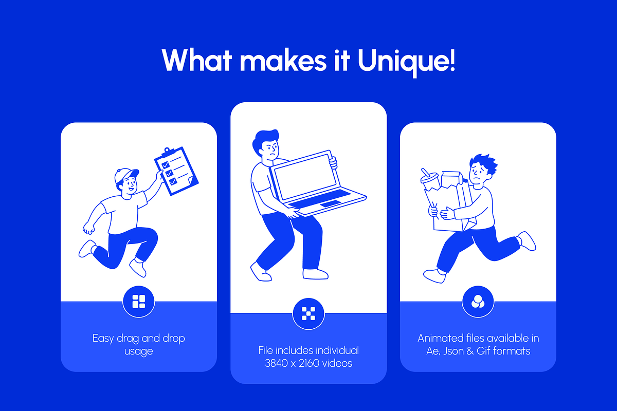 Animated 70 People Illustrations, a Person Illustration by Vectors Market (Photo 2 of 4)