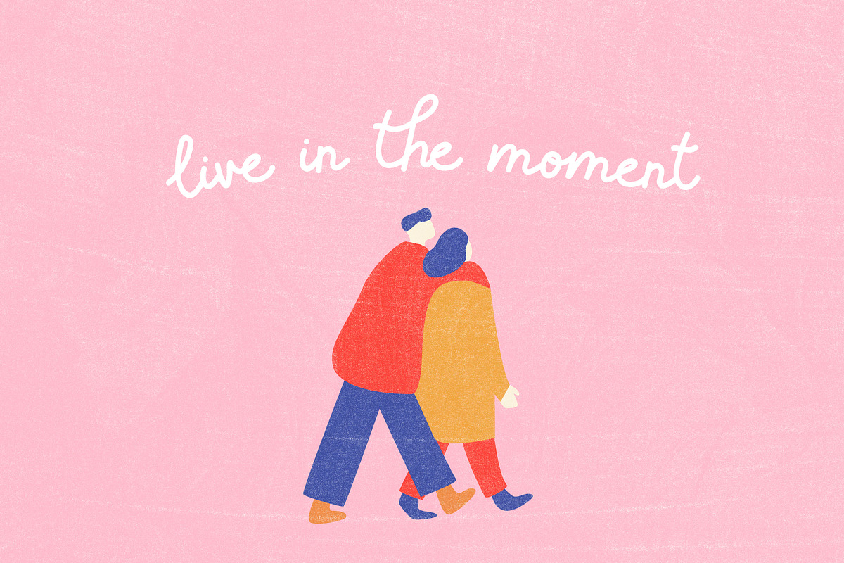 Big love | Hand-lettered font, a Handwritten Font by JuliaVolkova (Photo 8 of 8)
