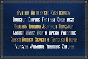 Hassengard - Majestic Fantasy Font, a Blackletter Font by Pollux of Geminorum (Thumbnail 5 of 8)