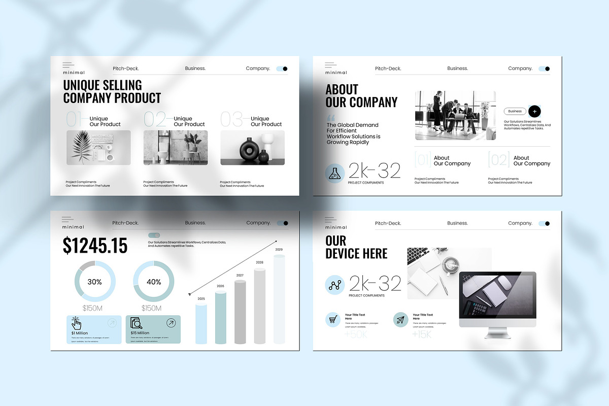 Minimal Pitch-Deck Presentation, a Presentation Template by Creative-Work (Photo 8 of 9)
