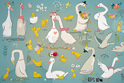 Lovely Farm Birds, an Animal Illustration by Eve Farb (Thumbnail 1 of 2)