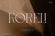 Koreli Elegant Serif Font, a Serif Font by Elegant Font (Thumbnail 1 of 9)