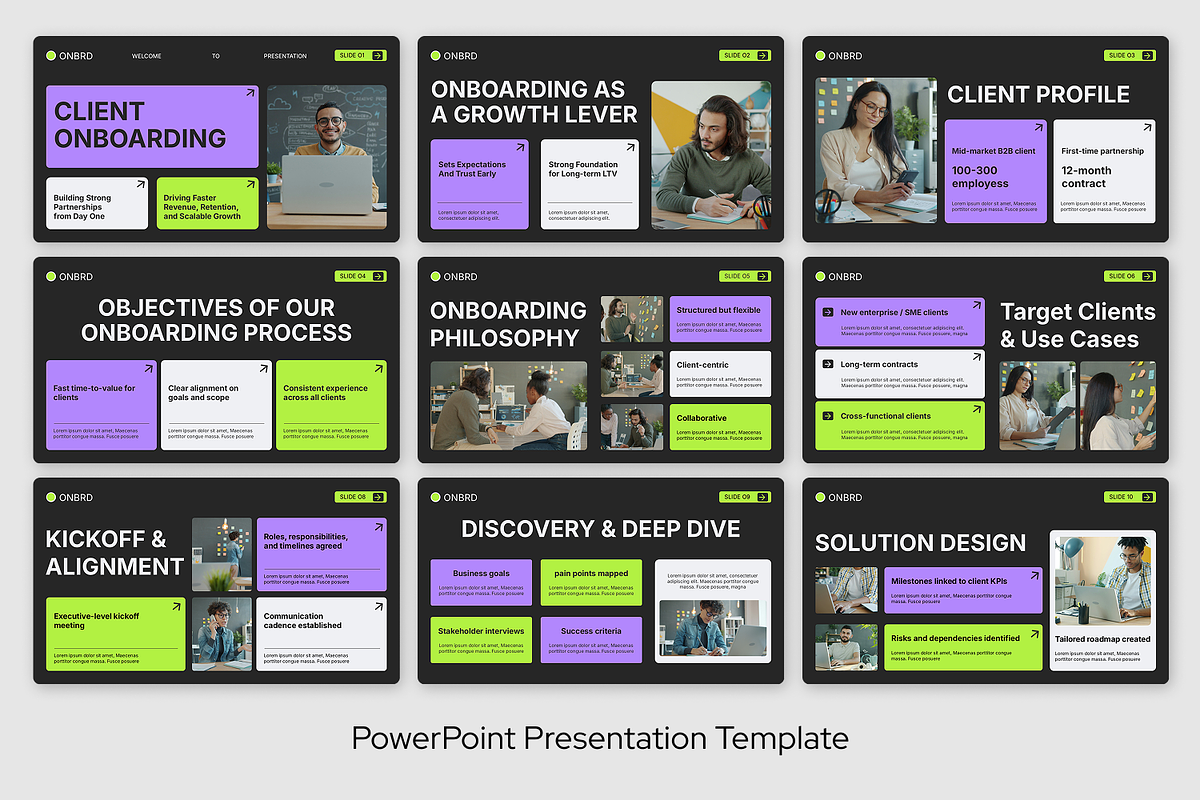Client Onboarding Powerpoint, a Presentation Template by Sixtemp (Photo 2 of 3)