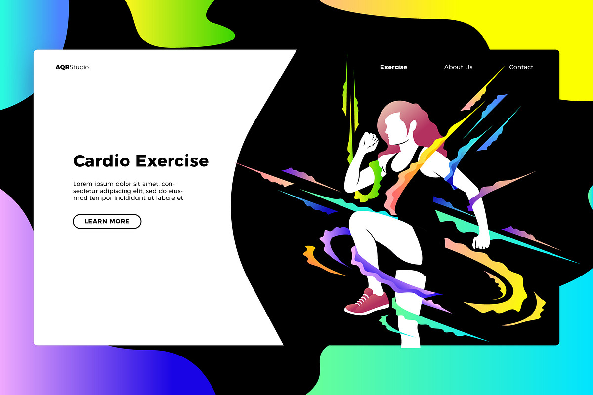 Cardio - Banner & Landing Page, a Templates & Theme by AQR Studio