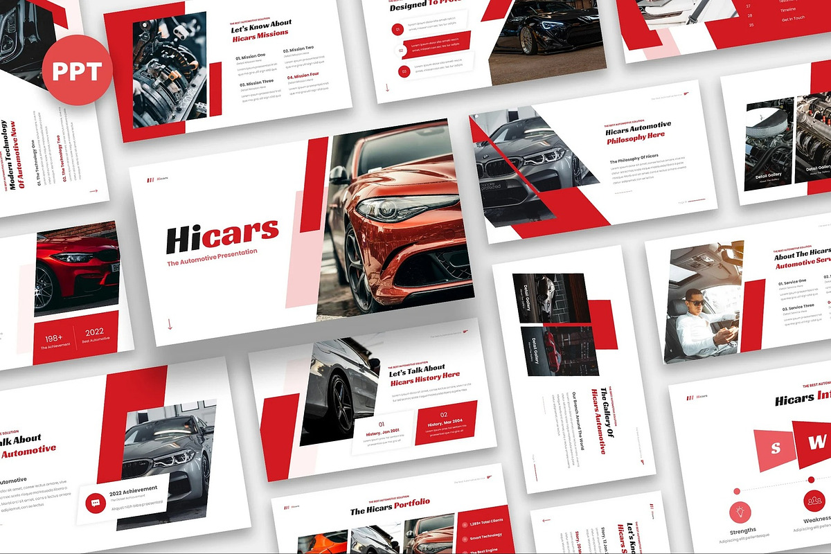 Hicars - Automotive Powerpoint, a Presentation Template by Fit-tee (Photo 1 of 6)