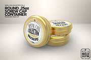 Round Screw Cap Tin Container Mockup, a Cups & Container Mockup by INCDesign (Thumbnail 4 of 5)