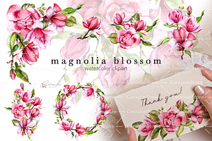 Magnolia Watercolor Collection