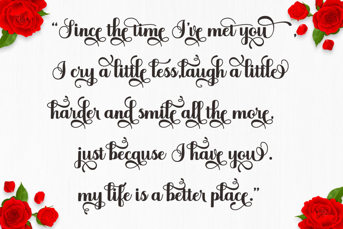 Melyndra Script, a Script Font by Has_rizal (Photo 4 of 10)