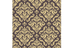 Orient Damask Seamless Background