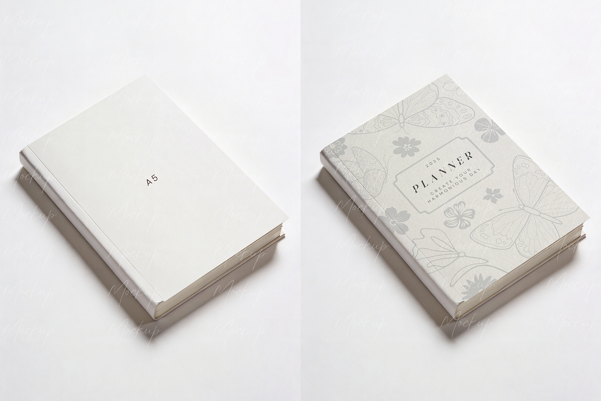 Minimalist Hardcover Book Mockup, a Product Mockup by TatiMockup (Photo 2 of 3)