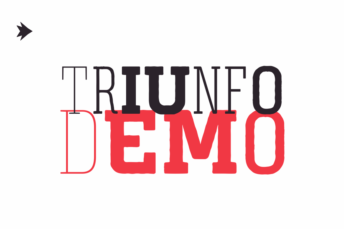 BLACK FRIDAY Triunfo PACK #7, a Sans Serif Font by graffistyling (Photo 6 of 10)