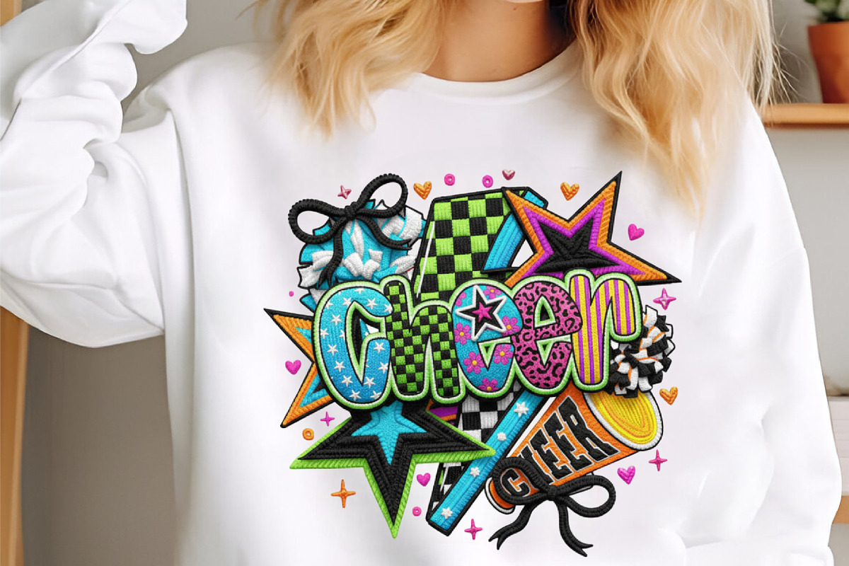 Cheer Game Day Png, Faux Yarn Shirt, an Illustration by designcity5 (Photo 4 of 9)