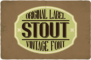 Stout Typeface