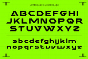 Halford – Futuristic Geometric Font, a Font by Pekotype (Thumbnail 3 of 16)