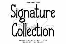 Signature Collection