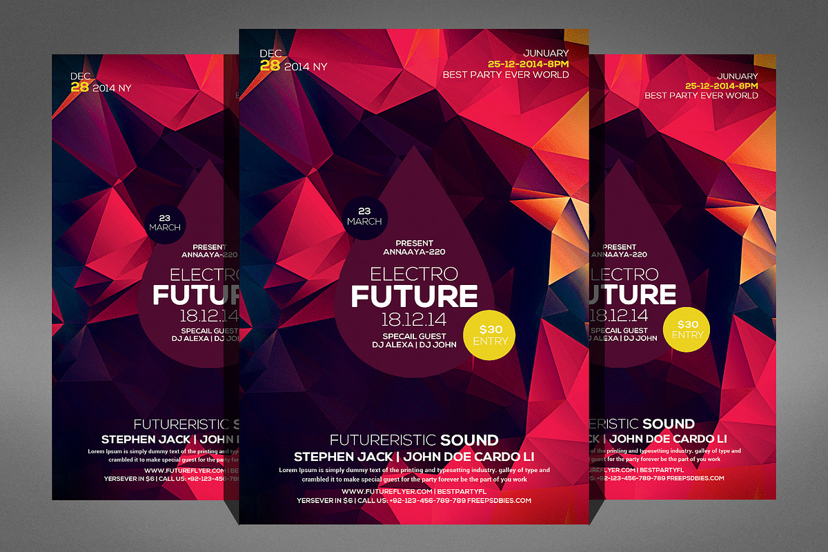 100 Party Flyer Bundle, a Flyer Template by Graphic Templates (Photo 97 of 101)
