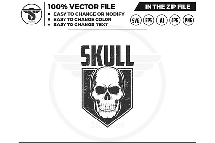 skull logo