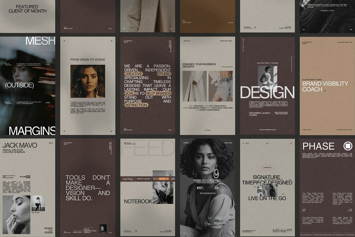 Instagram Stories Template For Canva, a Social Media Template by Crafted Pixel (Photo 4 of 9)