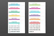 2030 Large No. Color 8.5x11 Calendar, a Stationery Template by Running With Foxes (Thumbnail 2 of 6)