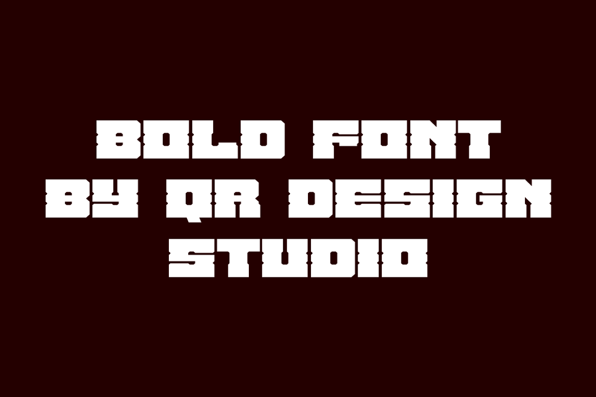 Kewomany Game Automotive Biker Font, a Slab Serif Font by QR Design Studio (Photo 5 of 8)