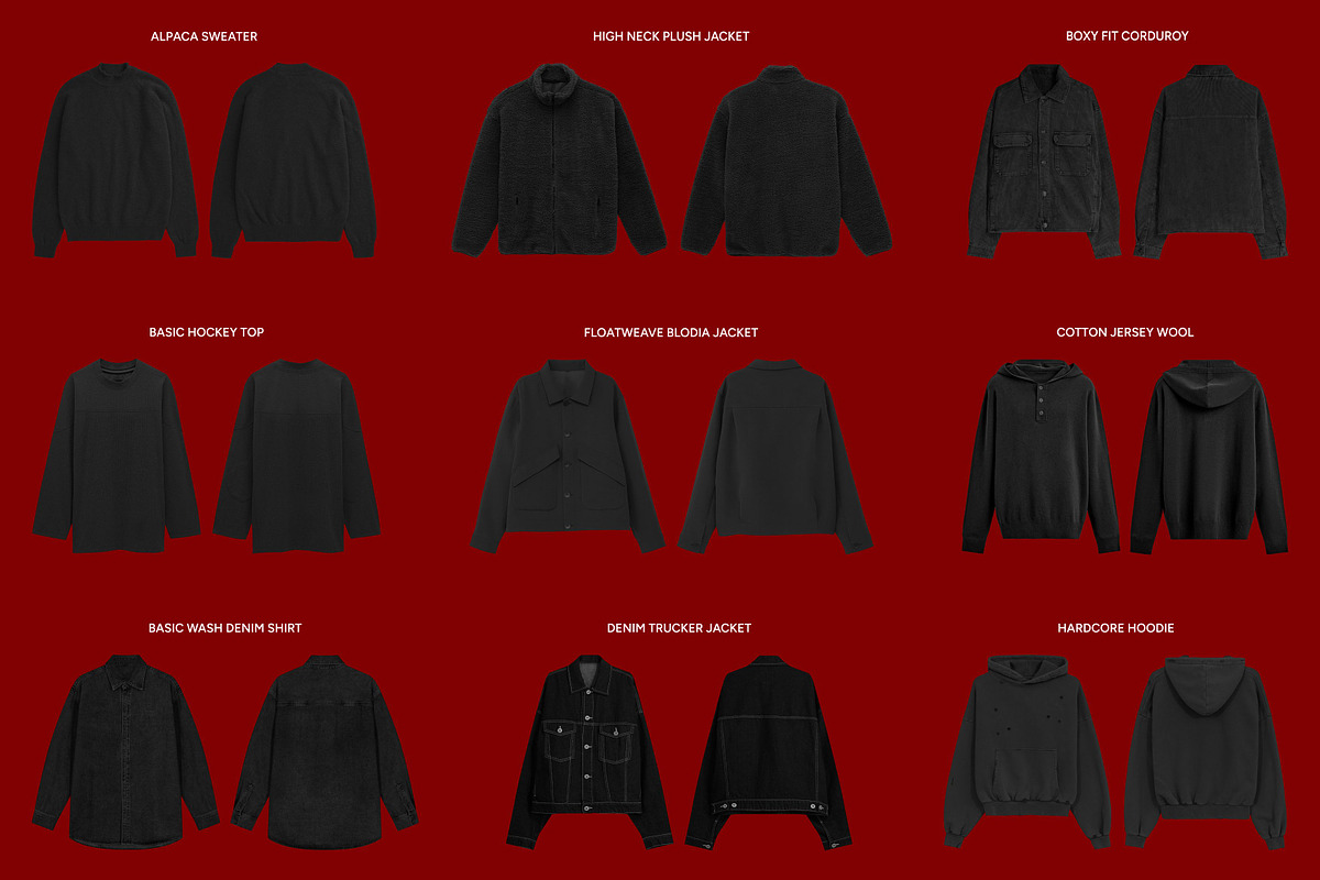 100 Realistic Clothing Mockup, a Merchandise Mockup by AtelierDuVow (Photo 11 of 16)