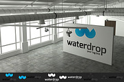 Waterdrop Logo, a Branding & Logo Template by DesignSpot (Thumbnail 1 of 2)