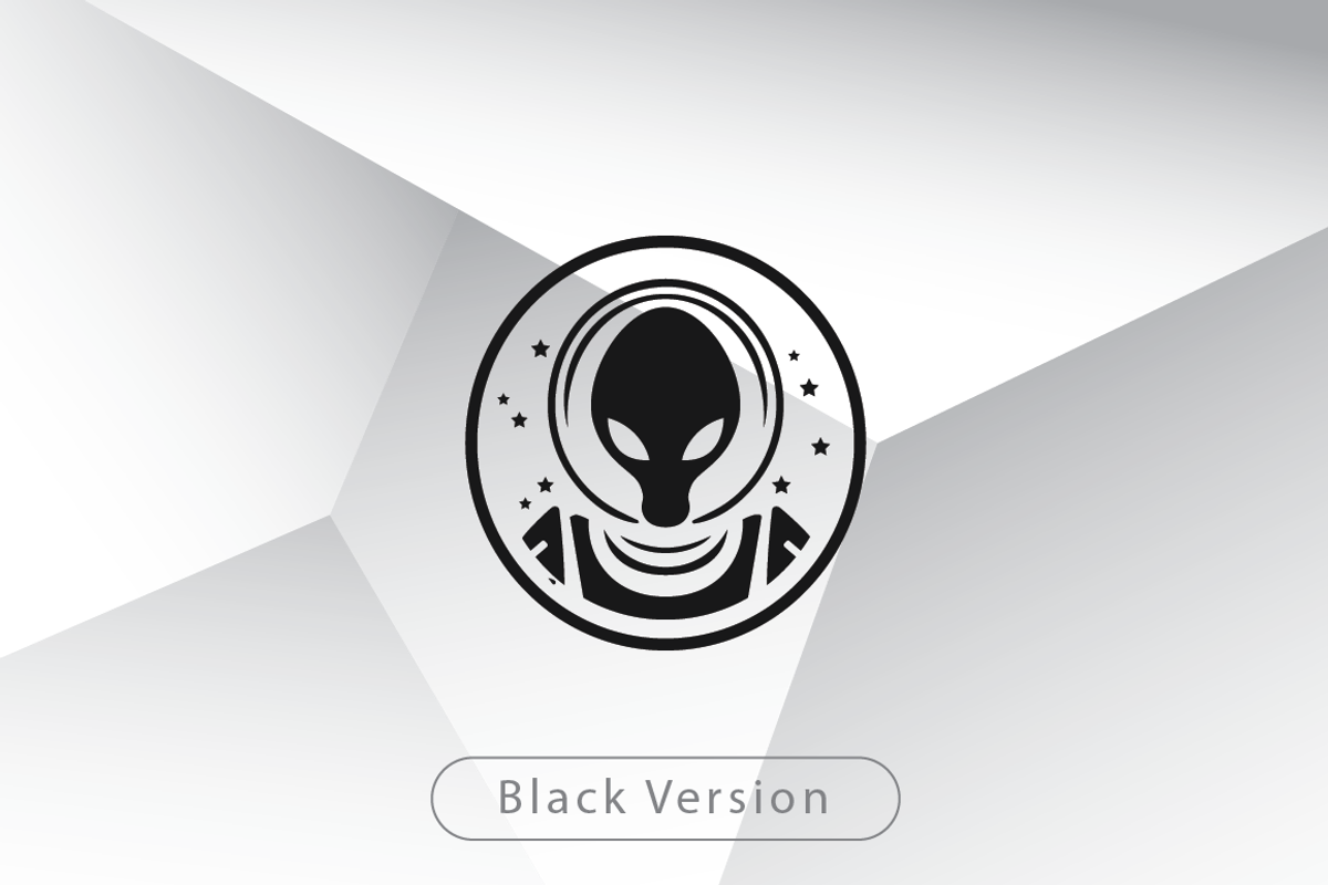 Astronaut Alien Logo Template, a Branding & Logo Template by Heavtryq Design (Photo 4 of 4)