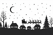 Santa Sleigh Vector Bundle, an Illustration by Amazin_art (Thumbnail 17 of 21)
