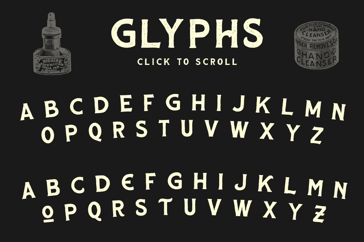HUSCON - A Vintage Spur Serif preview 3