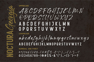 Noctura Georgia - Font Duo