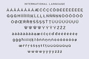 Rabsur - Modern Ligatures Sans, a Sans Serif Font by Sealoung (Thumbnail 2 of 11)