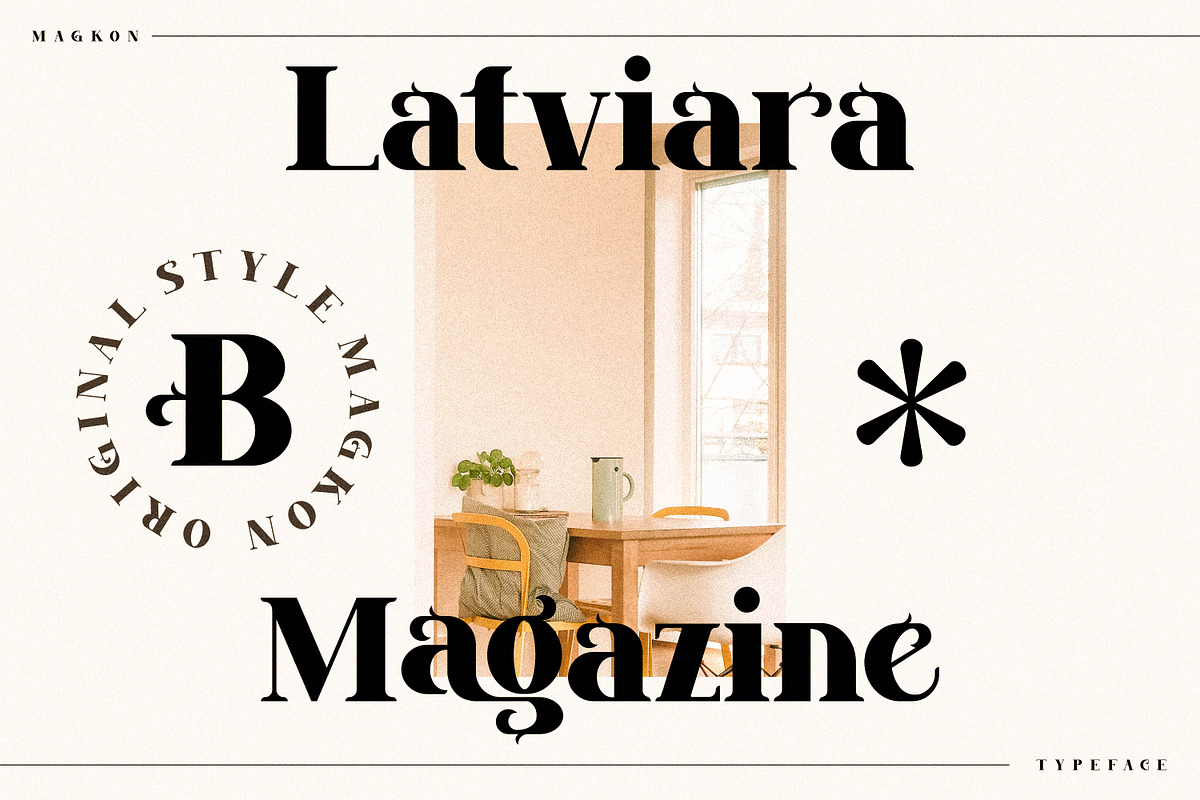 Magkon Classy Serif Font, a Script Font by Storytype Studio (Photo 3 of 10)