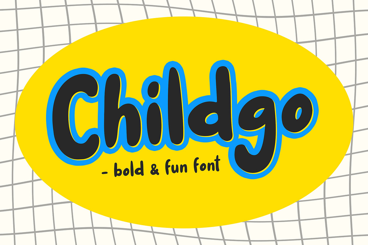 Childgo - Bold and Fun Font, a Sans Serif Font by Weape Studio (Photo 1 of 7)