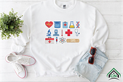 Medical Embroidery Design Bundle, an Illustration by Craft Nest (Thumbnail 6 of 6)