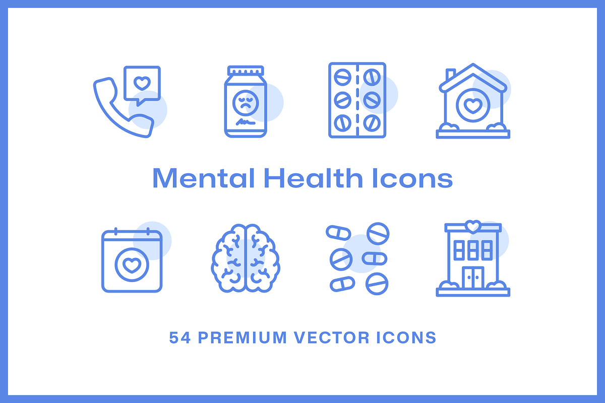 48 Mental Health Icons, a Duotone Icon by Furnace (Photo 2 of 5)