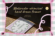 Watercolor whimsical frames, an Object Graphic by Yuliia Lashevska (Thumbnail 1 of 10)