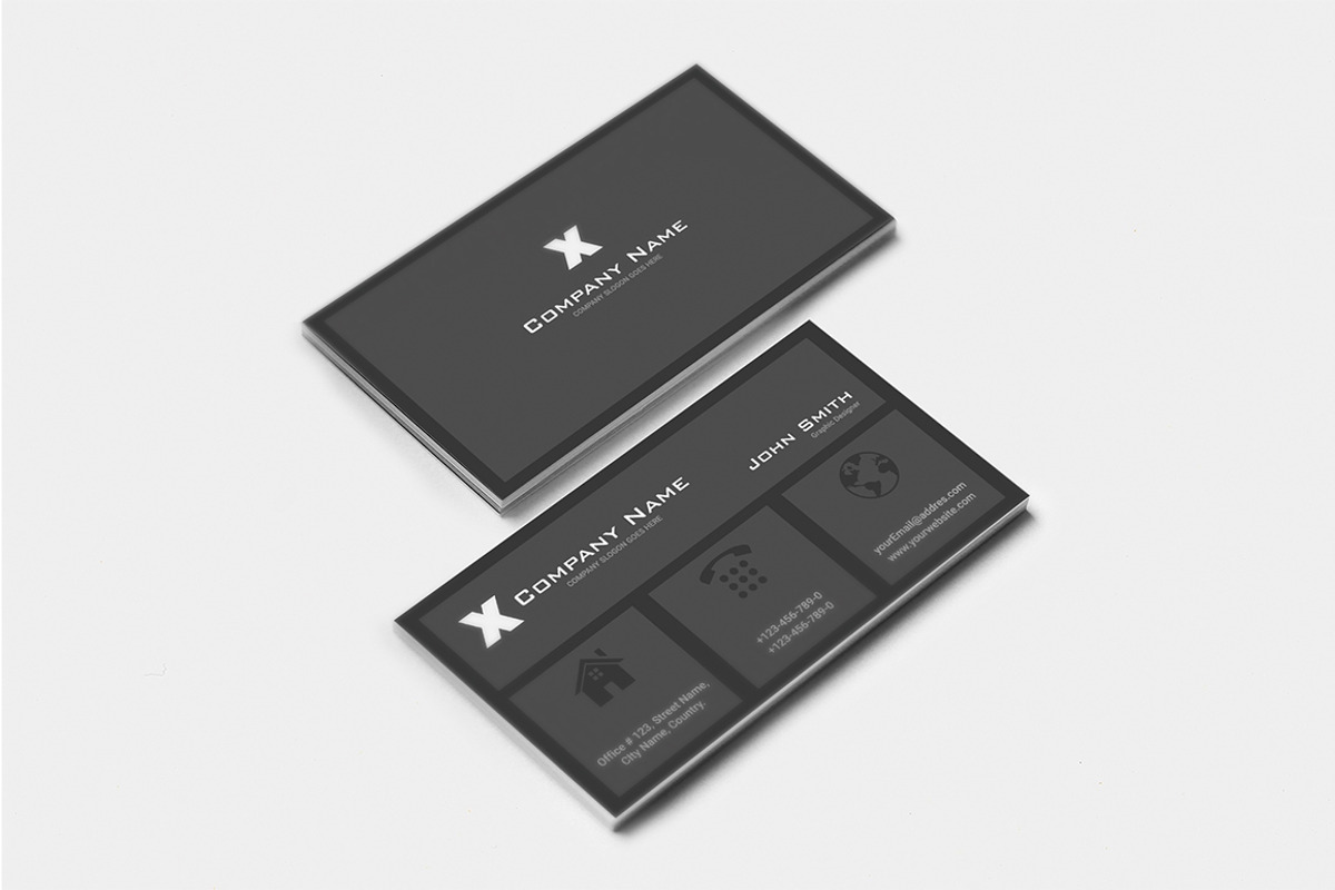 Corporate Business Card, a Business Card Template by Design Master (Photo 2 of 4)
