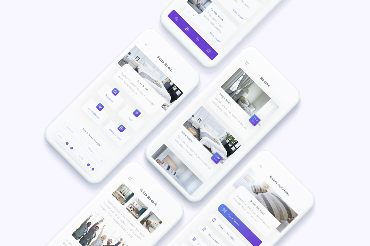 Frida - Hotel UI Kit, an UI Kit Template by Betush (Photo 1 of 4)