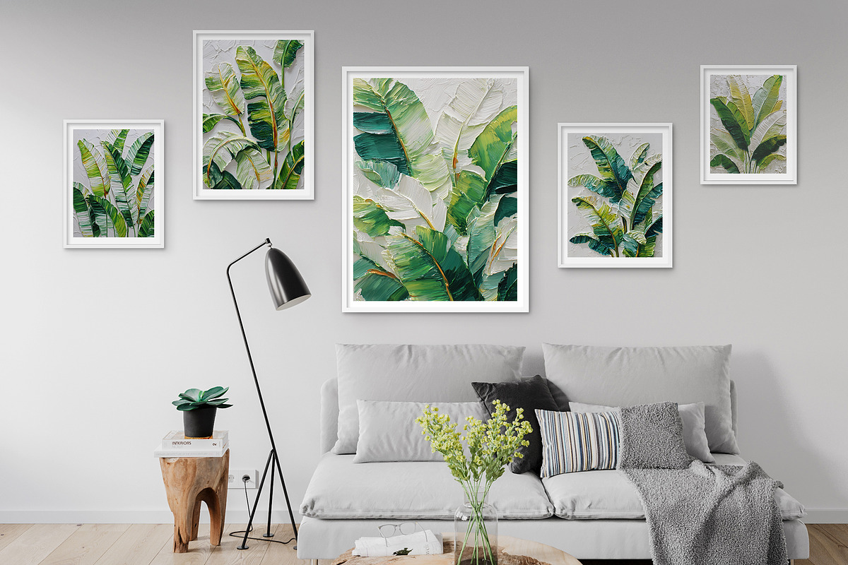Tropical Leaves Illustration, a Decorative Illustration by Housui Patterns (Photo 9 of 12)