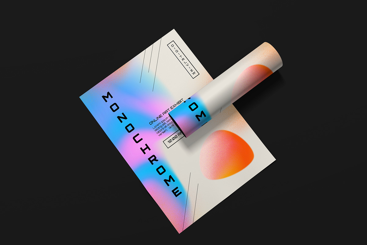 Vibrant Wavy Gradient Shapes, a Texture Graphic by le-genda (Photo 12 of 14)