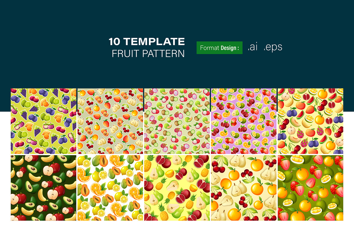 Fruit Background Design, a Background Graphic by shin_std
