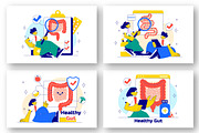 10 Healthy Gut Illustration, a Healthcare Illustration by denayunebgt (Thumbnail 3 of 4)