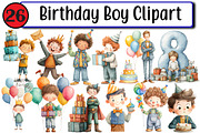Birthday Boy Clipart, an Illustration by Design Market (Thumbnail 1 of 3)