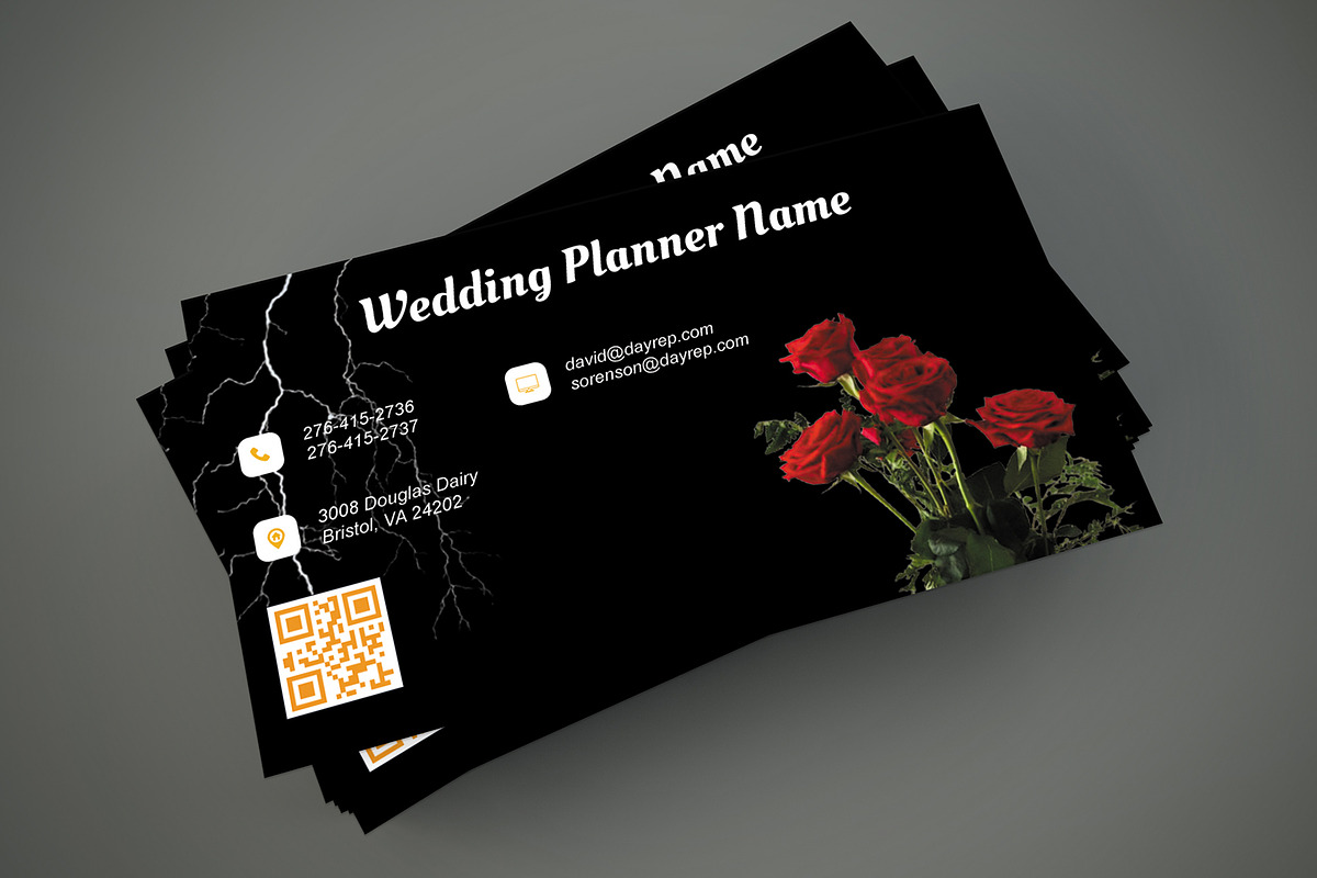 Wedding Planner Business Card PSD preview 5